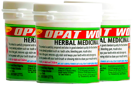 opat wonder powdered toothpaste
